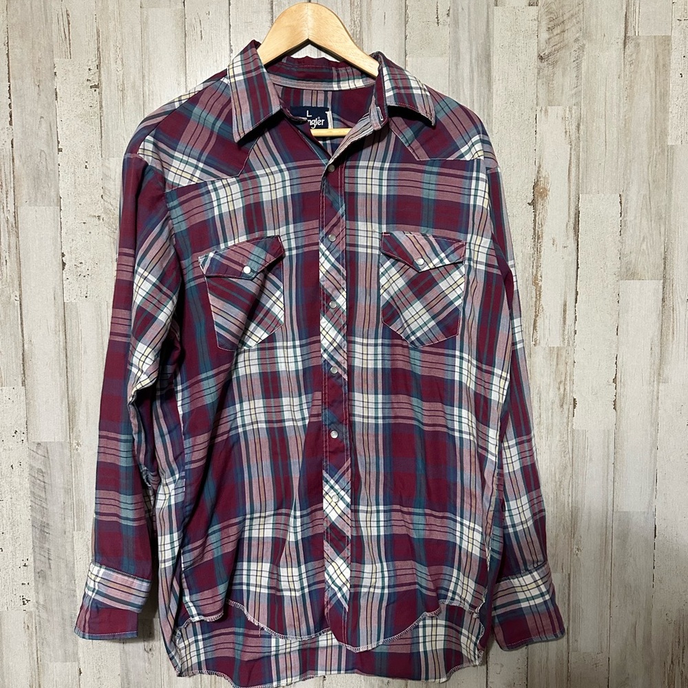 Men’s L Wrangler Western Shirt